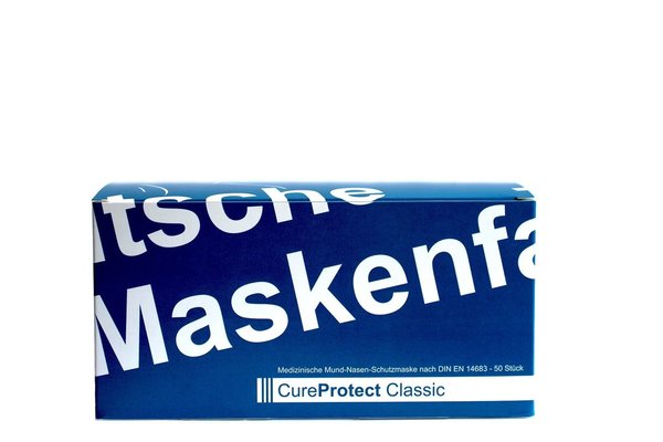 50 x OP Maske CureProtect Classic Typ IIR / DDD